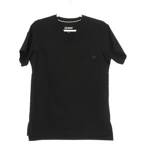 Wonder Wink W123 Womens Scrub‎ Top Size XS Black Nursing Medical